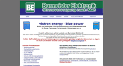 Desktop Screenshot of burmeister-elektronik.com